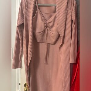 3-Piece Loungewear Set- Blush Pink